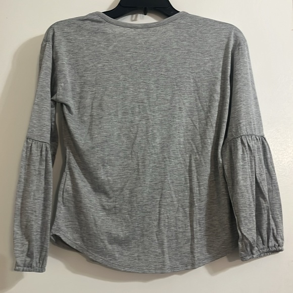 Beautees Girls Unicorn Top with sequins and glitter Size: XL Heather Grey NWT - Picture 4 of 5